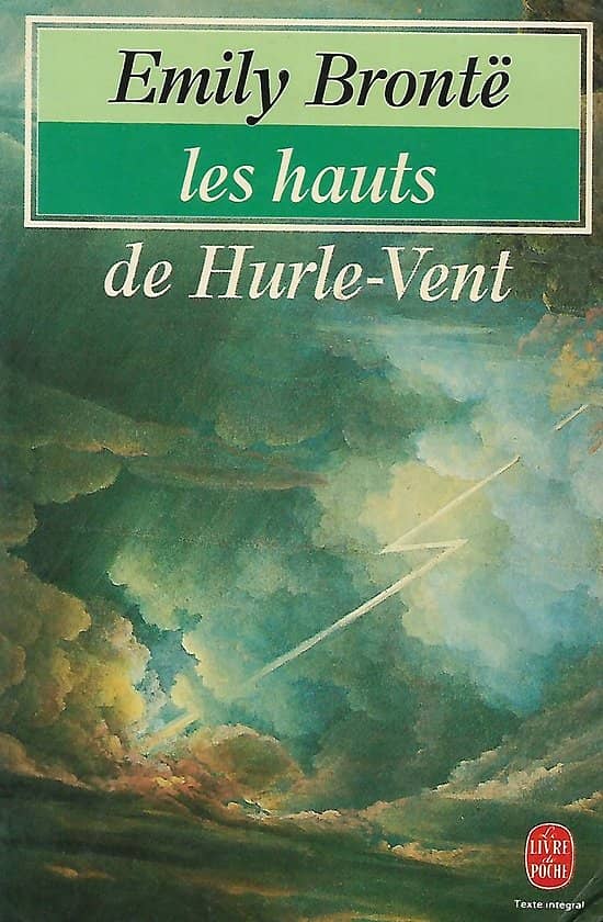 "Les Hauts de Hurle-Vent" Emily Brontë/ Bon état d'usage/ 1985/ Livre poche