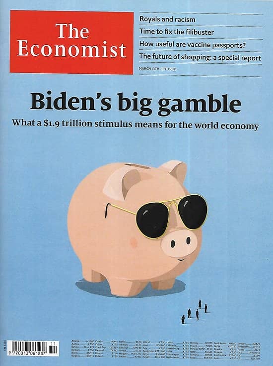 THE ECONOMIST Vol.438 n°9236  13/03/2021  Biden's big gamble/ Special report: The future of shopping