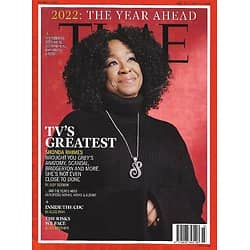 TIME VOL.199 1&2 17/01/2022  Shonda Rhimes, the visionary/ Tv's greatest/ 2022: The year ahead/ Inside the CDC