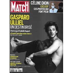 PARIS MATCH n°3795 27/01/2022  Gaspard Ulliel, un destin brisé/ Céline Dion, l'inquiétude/ Enquête: Police, série noire/ Yves Saint Laurent/ Ethiopie: l'abîme