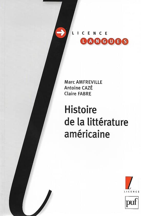 "Histoire de la littérature américaine" Amfreville, Cazé & Fabre/ Très bon état/ Livre broché