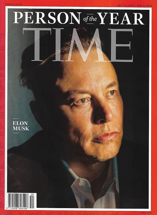 TIME VOL.198 23 & 24 07/12/2021  Person of the year: Elon Musk/ Heroes of the year: Vaccines scientists and the miracle of mRNA/ Best of culture