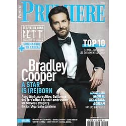 PREMIERE n°525 janvier 2022  Bradley Cooper/ "Nightmare Alley" de Del Toro/ Top 10 de 2021/ Boba Fett/ "Don't look up"/ Jane Birkin/ "Scream" saga