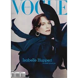 VOGUE n°1023 décembre 2021  Isabelle Huppert, la mode est un jeu/ John Galliano/ Mory Sacko