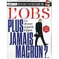 L'OBS n°2883 06/02/2020  Plus jamais Macron?/ Le guide parcoursup/ Economistes stars aux USA/ Cinéma: Alain Chabat/ Anne Hidalgo & la sécurité