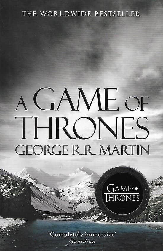 "A Game of Thrones, A Song of Ice and Fire, Book 1" George R.R. Martin/ Très bon état/ Livre broché moyen format