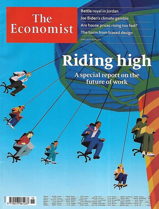 THE ECONOMIST vol.436 n°9211 10/04/2021 Riding high: special report on the future of Work/ House prices rise/ Biased design in medecine