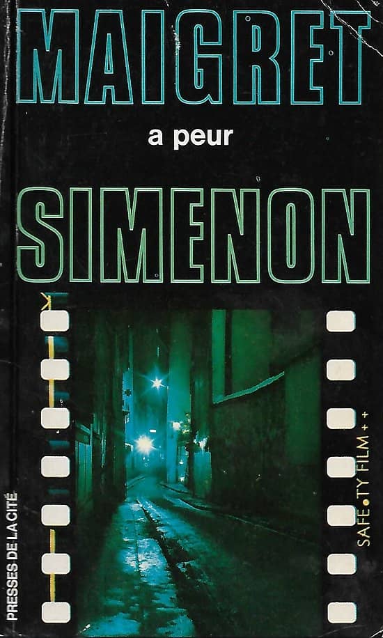 "Maigret a peur" Georges Simenon/ Bon état d'usage/ 1974/ Livre poche