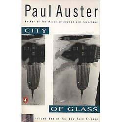 "City of glass" Paul Auster/ 1987/ Edition originale/ Penguin Books/ Bon état/ Livre broché