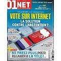 01 NET MAGAZINE n°971 06/04/2022  Vote sur Internet/ Ne payez plus pour regarder la télé/ Zep/ Politiques numériques/ Supermarchés autonomes