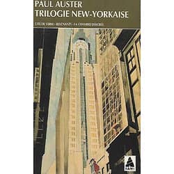 "Trilogie New-Yorkaise" Paul Auster/ 1991/ Très bon état/ Livre poche