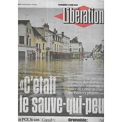 LIBERATION n°10896 03/06/2016  Inondations le long du Loing/ Procès Habré/ Energies vertes/ Nicolas Batum/ Ostermeier & Tchekhov
