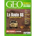 GEO n°228 février 1998  La Route 66: Les Etats-Unis d'Est en Ouest/ Steinbeck, récit inédit/ Strasbourg en panoramique/ L'éruption de la montagne Pelée