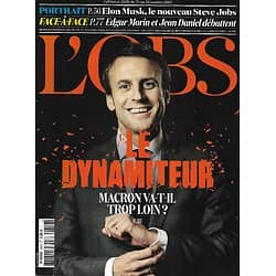 L'OBS n°2659 10/11/2016  Macron, le dynamiteur/ Elon Musk/ Mer noire par Depardon/ Emeutes urbaines/ Débat Jean Daniel & Edgar Morin/ Spécial voyages