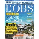L'OBS n°2994 10/03/2022  Immobilier: Réaliser son projet; Marseille/ Spécial Ukraine/ La guerre vue de Moscou par Emmanuel Carrère/ Le Chagall perdu