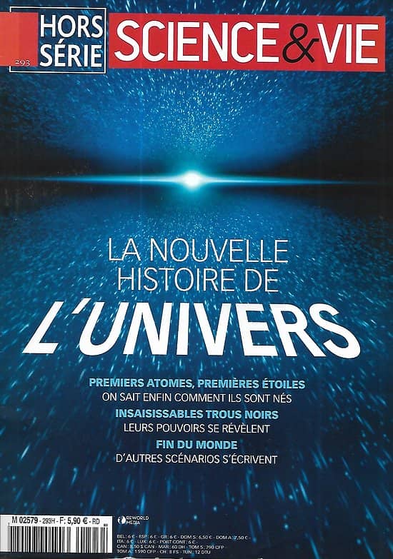 SCIENCE&VIE n°293H décembre 2020   La nouvelle histoire de l'Univers
