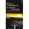 "Le verdict du plomb" Michael Connelly/ Très bon état/ 2010/ Livre poche