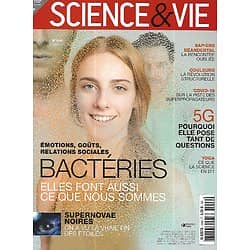 SCIENCE&VIE n°1240 janvier 2021  Bactéries: elles font ce que nous sommes/ 5G/ Supernovae/ Biomimétisme/ Eau sur Terre/ Superpropagateurs