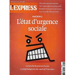 L'EXPRESS n°3697 12/05/2022  Macron 2: L'état d'urgence sociale/ Succès HPI/ L'ami de Carrefour/ Rouvrir des mines?/ Pollution sonore/ USA & IVG/ Kerouac