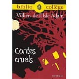 "Contes cruels" Villiers de L'Isle Adam/ Très bon état/ BiblioCollège/ Livre poche