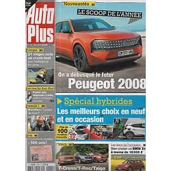 AUTO PLUS n°1762 10/06/2022  Futur Peugeot 2008/ Spécial hybrides: les stars, les occasions, les nouveautés/ Mercedes EQE 350+