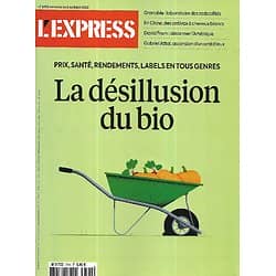 L'EXPRESS n°3700 02/06/2022  La désillusion du bio/ Grenoble et les radicalités/ Désarmer l'Amérique/ Finance verte/ Armes françaises/ Cabinets de conseil