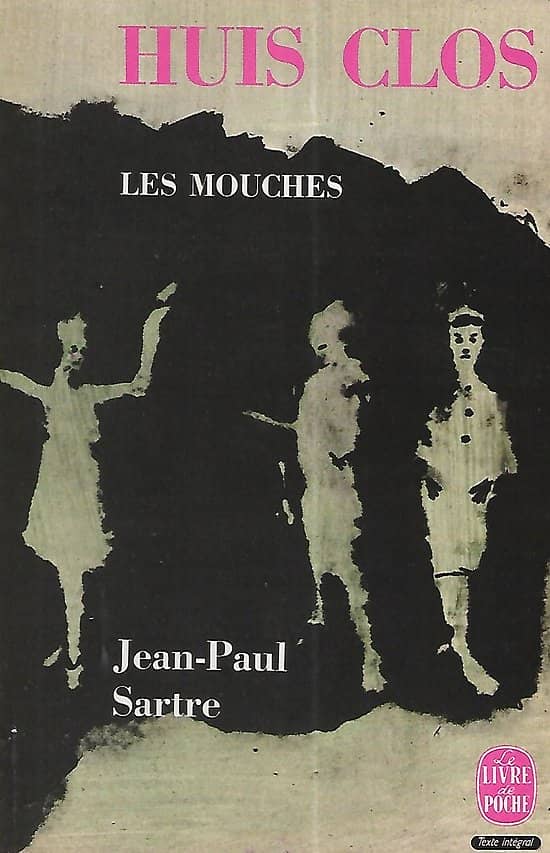 "Huis clos" suivi de "les Mouches" Jean-Paul Sartre/ 1969/ Livre poche bien conservé