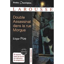 "Double assassinat dans la rue Morgue" suivi de "La lettre volée" Edgar Allan Poe/ Petits Classiques Larousse/ Bon état/ Livre poche