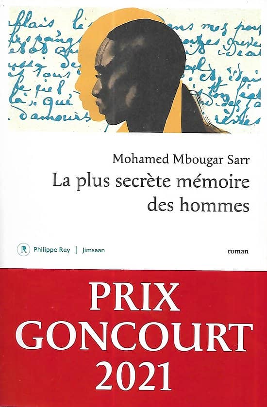"La plus secrète mémoire des hommes" Mohamed Mbougar Sarr/ Très bon état/ 2021/ Livre broché