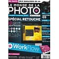 LE MONDE DE LA PHOTO n°103 mars 2018  Spécial retouche: 10 pistes pour sortir de Lightroom/ Workflow: logiciels, la concurrence