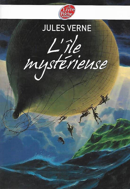 "L'île mystérieuse" Jules Verne/ Très bon état/ Livre poche jeunesse