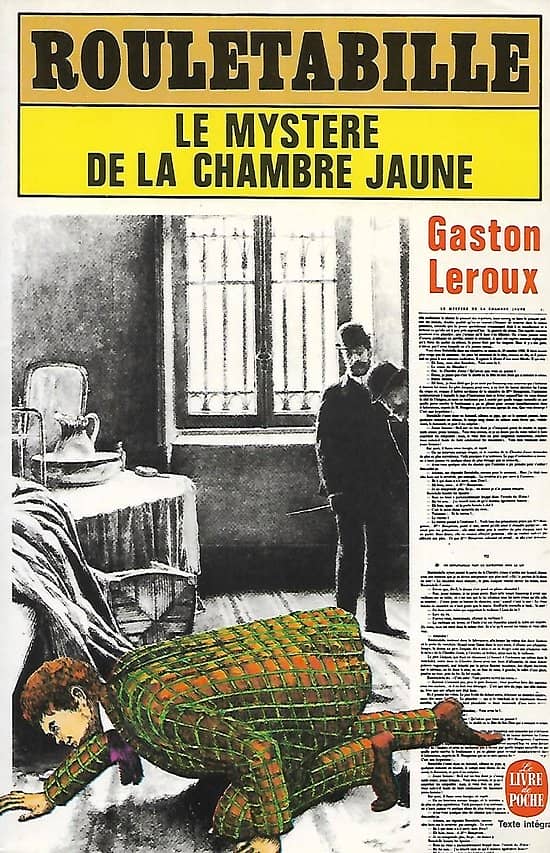 "Le mystère de la chambre jaune" Gaston Leroux/ Très bon état/ 1987/ Livre poche