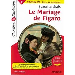 "Le Mariage de Figaro" Beaumarchais/ Classiques & Patrimoine/ Magnard/ Excellent état/ 2019/ Livre poche