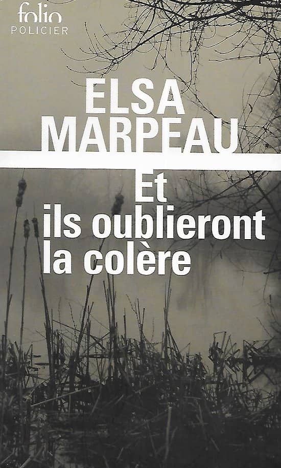 "Et ils oublieront la colère" Elsa Marpeau/ Très bon état/ 2017/ Livre poche
