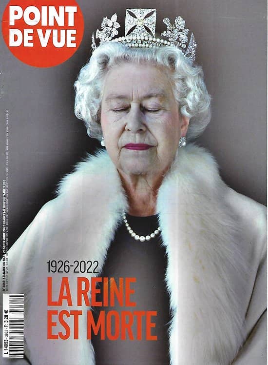 POINT DE VUE n°3865 10/09/2022  1926-2022  La reine Elizabeth II est morte, numéro collector hommage