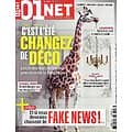 01 NET MAGAZINE n°978 juillet-août 2022 Conception 3D: changez de déco/ Chasseur de  Fake news/ Marc Lévy/ Rando connectée
