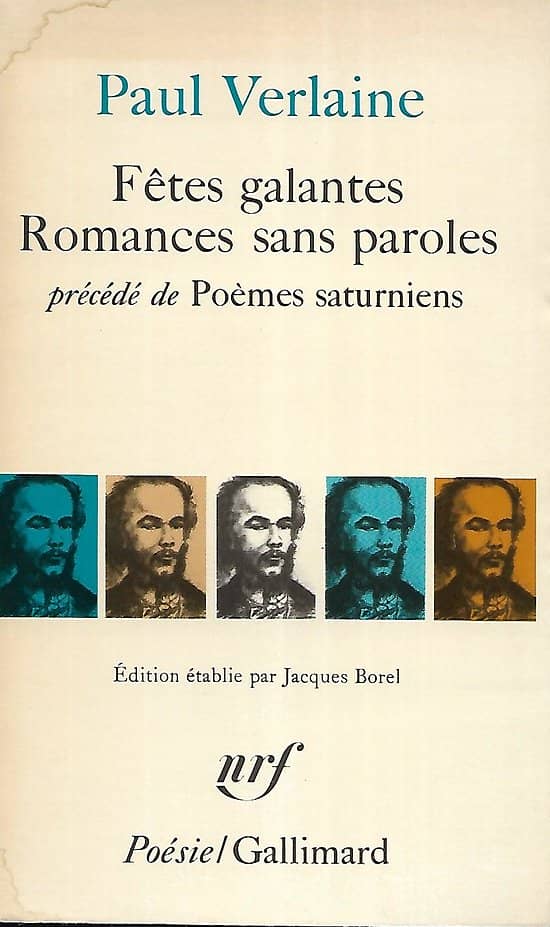 "Fêtes galantes", "Romances sans paroles" précédé de "Poèmes saturniens" Verlaine/ Bon état d'usage/ 1973/ Livre poche