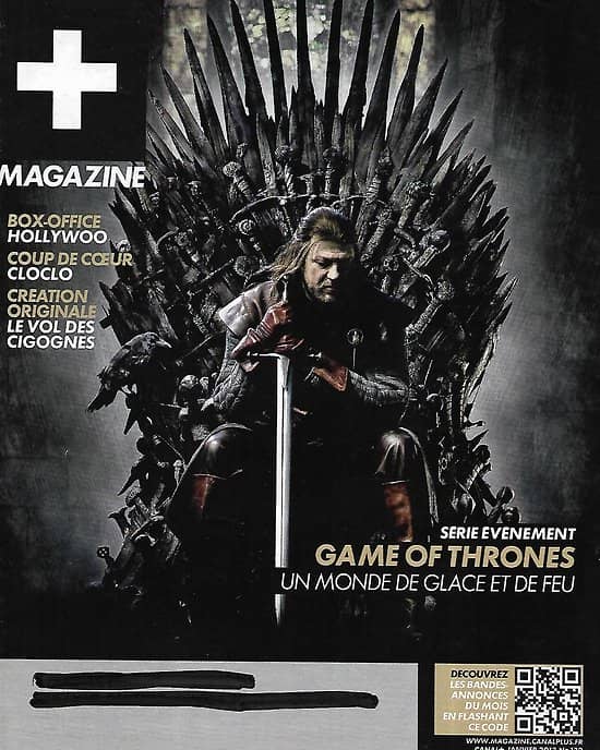 + MAGAZINE n°132 janvier 2013  Game of Thrones/ Cloclo/ Le vol des cigognes/ Hollywoo