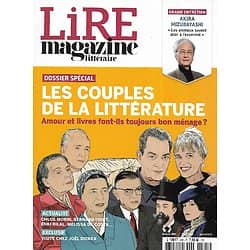 LIRE MAGAZINE LITTERAIRE n°505 mars 2022  Dossier: Les couples dans la littérature/ Akira Mizubayashi/ Joël Dicker/ Leconte & Simenon