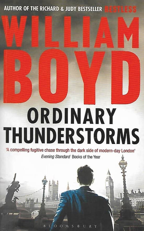 "Ordinary Thunderstorms" William Boyd/ Très bon état/ 2010/ Livre poche