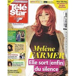 TELE STAR n°2410 10/12/2022  Mylène Farmer sort du silence/ James Denton & Teri Hatcher/ Michelle Pfeiffer/ PBLV/ Grey's Anatomy