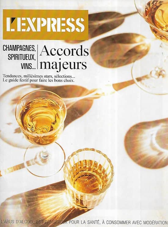 L'EXPRESS n°3726 S 17/11/2022   Champagne, spiritueux, vins: Accords majeurs
