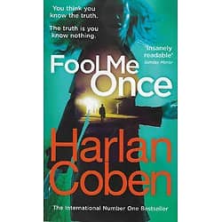 "Fool me once" Harlan Coben/ Excellent état/ 2016/ Livre poche   