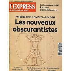 L'EXPRESS n°3729-3730 22/12/2022  Ils nient la biologie: Les nouveaux obscurantistes/ Laïcité, nucléaire, égalité: Ravivons le modèle français