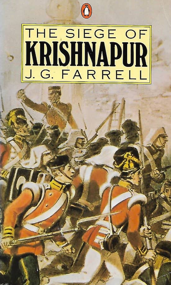 "The siege of Krishnapur" J.G. Farrell/ Bon état d'usage/ 1982/ Livre poche