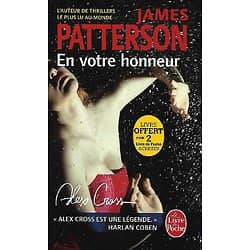 "En votre honneur" James Patterson/ Bon état/ 2017/ Livre poche