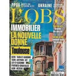 L'OBS n°3024 22/09/2022  Immobilier: la nouvelle donne/ Guerre en Ukraine: le tournant/ Enquête: PPDA/ Hommage à Godard/ Le scandale Theranos