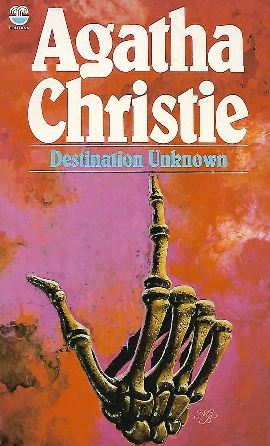 "Destination unknown" Agatha Christie/ Bon état/ 1984/ Livre poche