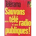 TELERAMA n°3794 01/10/2022  Sauvons notre télé et notre radio publiques!/ Jean-Michel Ribes/ Jeanne Added/ Jean-Luc Lagarce/ "Au coeur des volcans" d'Herzog