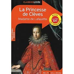 "La princesse de Clèves" Madame de Lafayette/ Bon état/ 2019/ Belin Gallimard/ Livre poche  